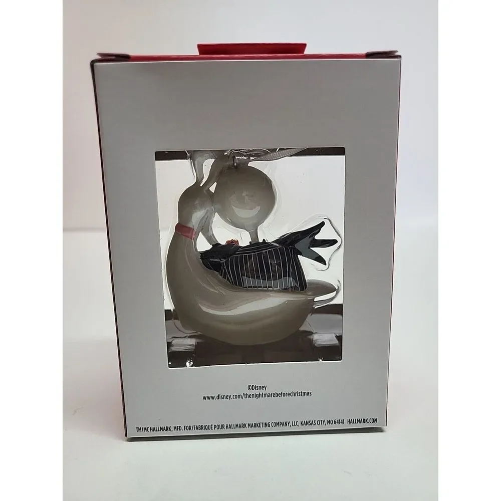 Hallmark Ornament Disney Nightmare‎ Before Christmas Jack Skellington & Zero New
